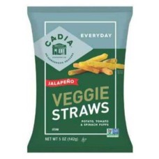 CADIA EVERYDAY: Veggie Straws Jalapeno, 5oz