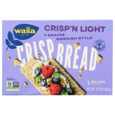 WASA: Crispân Light 7 Grains Crackerbread, 4.9 Oz