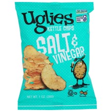 UGLIES: Chips Salt And Vinegar, 1 OZ