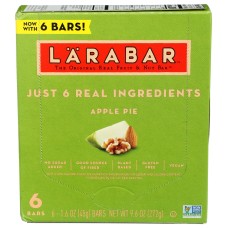 LARABAR: Bar Apple Pie 6Pc, 9.6 OZ
