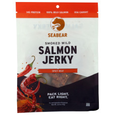 SEABEAR SMOKEHOUSE: Smoked Wild Salmon Jerky Spicy Heat, 2.5 oz