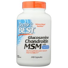 DOCTORS BEST: Glucosamine Chondrtin Msm, 240 cp