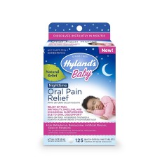 HYLAND: Oral Pain Relief Baby Night Time, 125 tablets