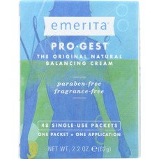 EMERITA: Pro-Gest Cream, 48 Single-Use Packets