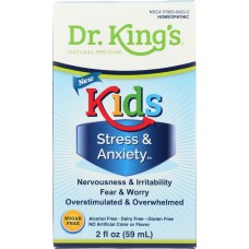 DR KINGS NATURAL MEDICINE: Kids Stress and Anxiety, 2 oz