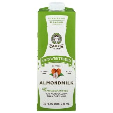 CALIFIA: Almondmilk Unsweetened, 32 fo