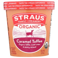 STRAUS: Ice Cream Crml Tfe Cr Org, 1 pt