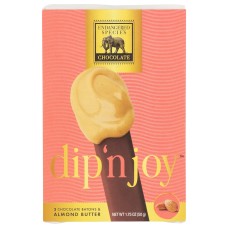 ENDANGERED SPECIES: Dip N Joy Dark Chocolate Batons And Almond Butter, 1.75 oz