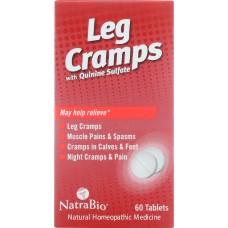 NATRABIO: Leg Cramps with Quinine Sulfate, 60 Tablets