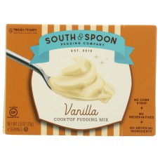 SOUTH AND SPOON: Pudding Mix Vanilla, 2.8 OZ