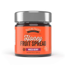 NATURE NATES: Honey Fruit Spread Mixed Berry, 10 oz