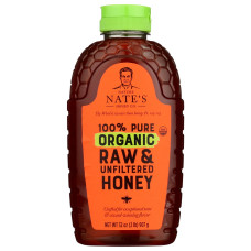 NATURE NATES: Organic Honey, 32 oz NATURE NATES: Organic Honey, 32 oz