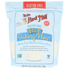 BOBS RED MILL: Baking Flour Gluten Free 1 to 1, 44 oz