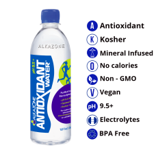 ALKAZONE: Antioxidant Water, 16.9 fl oz