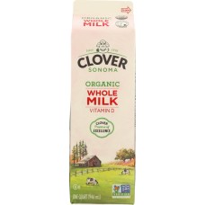 CLOVER SONOMA: Milk Vitamin D Quart, 32 oz