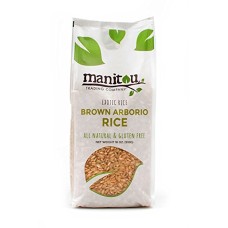 MANITOU: Rice Arborio Brown, 18 oz