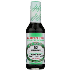 KIKKOMAN: Sauce Less Sodium Tamari Gluten Free, 10 oz