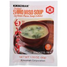KIKKOMAN: Instant Shiro Miso Soup, 1.05 oz
