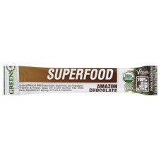 GREENS PLUS: Organic Superfood Amazon Chocolate Stick, 8 gm