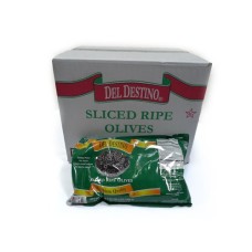 DEL DESTINO: Olives Sliced Ripe, 33 oz