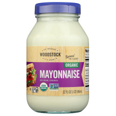 WOODSTOCK: Mayonnaise Organic, 32 fo