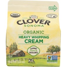 CLOVER SONOMA: Whip Cream Hpt Organic, 16 oz