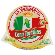 LA BANDERITA: Tortilla corn 18 CT, 16 OZ
