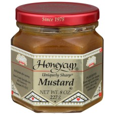 HONEYCUP: Uniquely Sharp Mustard, 8 oz