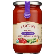 LUCINI: Sauce Tomato Sensitive, 24 oz