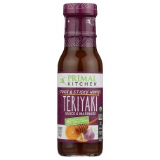 PRIMAL KITCHEN: Sauce No Soy Hny Teriyaki, 8.5 oz