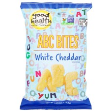 GOOD HEALTH: Bites Abc White Cheddar, 6.25 OZ