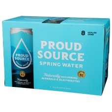 PROUD SOURCE: Water Alkalin Natural 8Pk, 96 FO