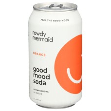 GOOD MOOD SODA: Soda Diet Orange, 12 fo