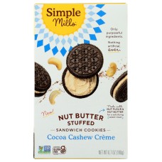 SIMPLE MILLS: Cookies Sndwch Cocoa Cshw, 6.7 oz