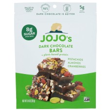 JOJOS CHOCOLATE: Choc Drk Bark Bag 7Pc, 8.4 oz