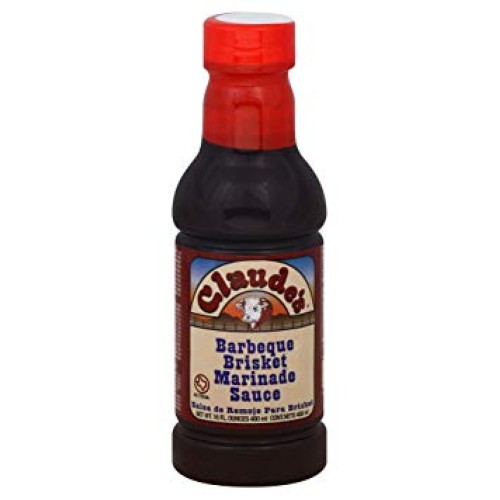 CLAUDES Marinade Liquid Smoke Brisket BBQ, 16 oz