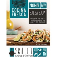 LA TORTILLA FACTORY: Cooking Sauce Salsa Baja, 3 oz
