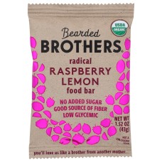 BEARDED BROTHERS: Bar Radcl Rasp Lemon Org, 1.52 oz