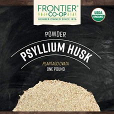 FRONTIER HERB: Psyllium Husk Powder Org, 16 oz