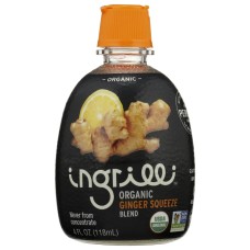 INGRILLI: Organic Ginger Squeeze Blend, 4 fo