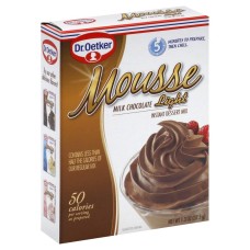 DR OETKER: Milk Chocolate Mousse Light, 1.3 oz