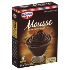DR OETKER: Mousse Supreme Double Chocolate, 4.2 oz