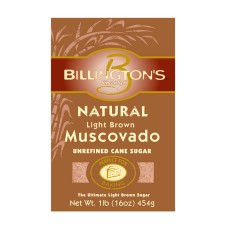 BILLINGTONS: Sugar Muscovado Light Brown, 1 lb