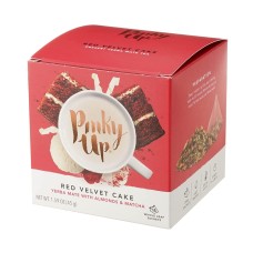 PINKY UP: Tea Sachet Rd Velvet Cake, 1.59 oz
