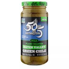 505 SOUTHWESTERN: Hatch Valley Flame Roasted Green Chile Salsa Mild, 16 oz