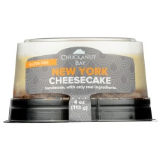 CHUCKANUT: Cheesecake New York Gluten Free Single Serve, 4 oz