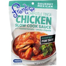 FRONTERA: Chipotle Tinga Chicken Slow Cook Sauce, 8 oz