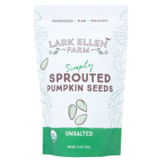 LARK ELLEN FARM: Organic Sprouted Pumpkin Seeds Unsalted, 14 oz LARK ELLEN FARM: Organic Sprouted Pumpkin Seeds Unsalted, 14 oz