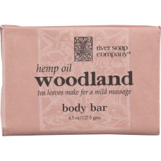 RIVER SOAP COMPANY: Hemp Oil Woodland Body Bar, 4.5 oz