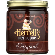 HERRELLS HOT FUDGE SAUCE: Sauce Original, 10 oz